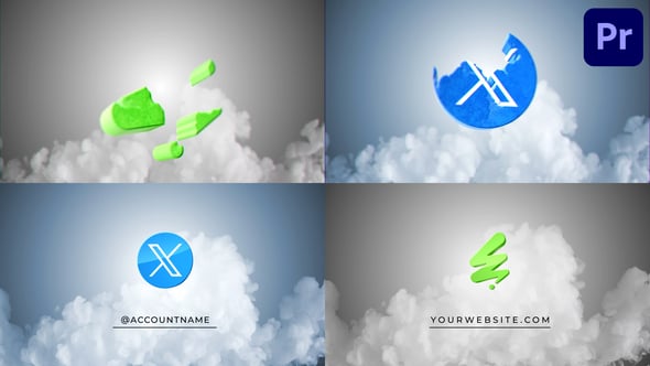 Cloudy Logo Reveal for Premiere Pro